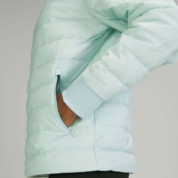 Lululemon Down and Around Crew Delicate Mint like new - Picture 5 of 11